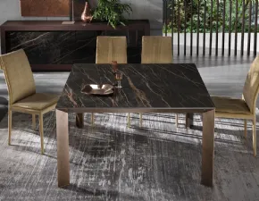 Tavolo quadrato Manhattan ceramica di Riflessi a prezzo riservato 