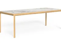 Tavolo rettangolare in legno Cleo 220x100 di Talenti in Offerta Outlet 
