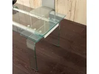 Tavolo rettangolare a quattro gambe Glass art. 676 La seggiola scontato