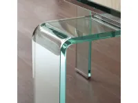 Tavolo rettangolare a quattro gambe Glass La seggiola scontato