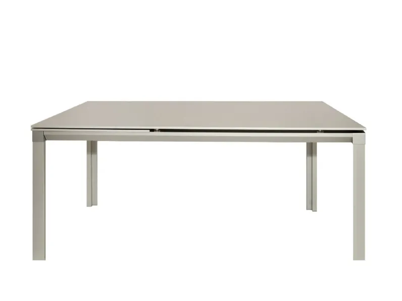 Tavolo rettangolare a quattro gambe Tavolo chat165 alluminio bonaldo Bonaldo scontato