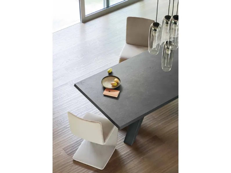 Tavolo rettangolare con basamento centrale Big table Bonaldo scontato