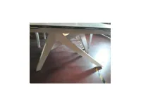 Tavolo rettangolare con basamento centrale Malva Artigianale scontato