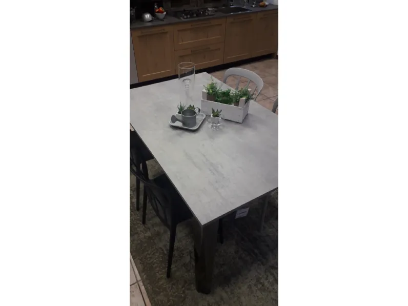 Tavolo rettangolare in laminato Chef Bontempi casa in Offerta Outlet