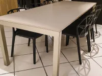 Tavolo rettangolare in laminato Luvj - quilt   Lube cucine in Offerta Outlet