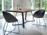 Tavolo rettangolare in legno Archie Domitalia in Offerta Outlet