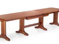 Tavolo rettangolare a quattro gambe Class Artigianale scontato