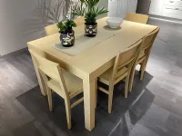 Tavolo rettangolare in legno Mix Lube cucine in Offerta Outlet