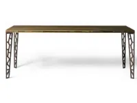 Tavolo rettangolare in legno Mod. b-191 Dale in Offerta Outlet