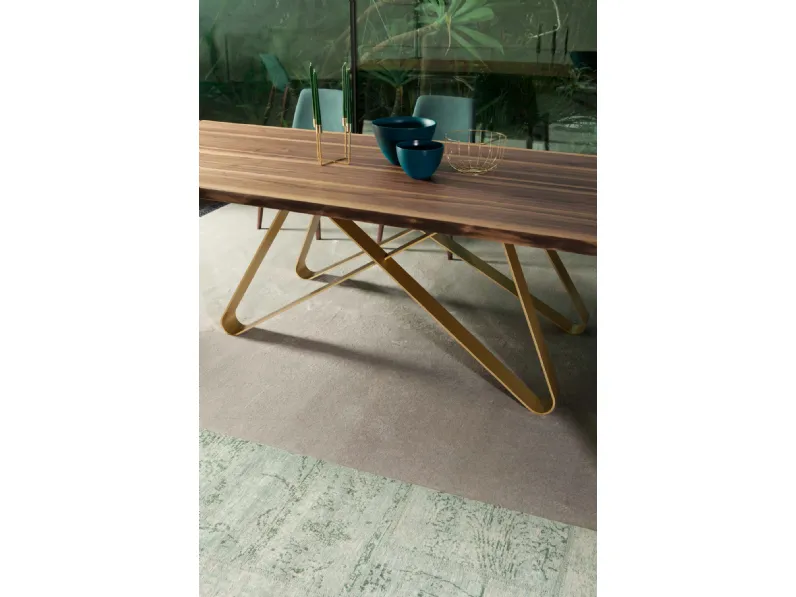 Tavolo in legno rettangolare Mottes mobili tavolo status Artigianale a prezzo scontato