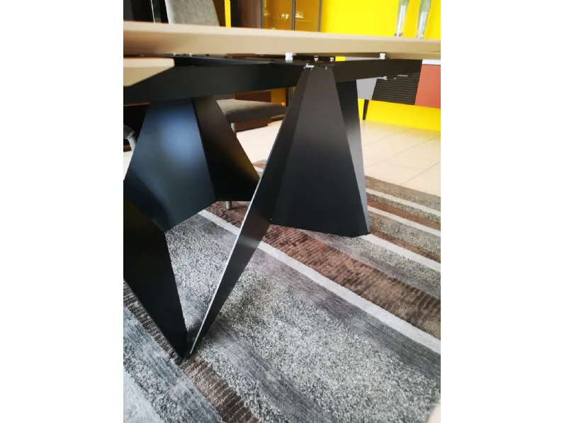 Tavolo rettangolare in legno Origami Natisa in Offerta Outlet