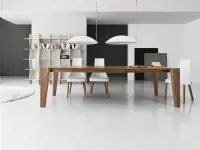 Tavolo rettangolare in legno Plus di Compar in Offerta Outlet