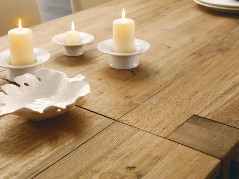 Tavolo rettangolare in legno Stoccolma di Alta corte in Offerta Outlet