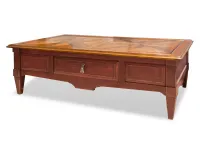 Tavolo rettangolare in legno Tavolino Artigianale in Offerta Outlet