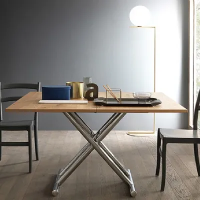 Tavolino trasformabile in tavolo in legno Universe Altacom in Offerta Outlet
