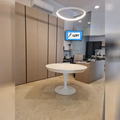 Tavolo rotondo in laminato Sun Altacom in Offerta Outlet