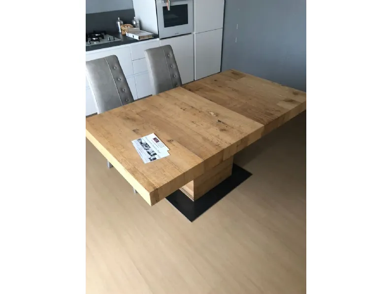 Tavolo Rovere Artigianale in legno Fisso