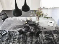 Tavolo con piano in ceramica rettangolare di Cattelan italia a PREZZO OUTLET 