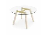 Tavolo T-table Rotondo Connubia in vetro Fisso