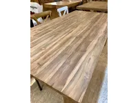 Tavolo in legno rettangolare Tavolo fisso teak 200 o 250 cm  Outlet etnico a prezzo ribassato
