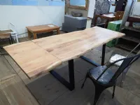 Tavolo Tavolo industrial legno in offerta  Outlet etnico a prezzo scontato 40%