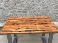 Tavolo Tavolo industrial nordich in vero legno Outlet etnico in legno Allungabile