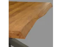 Tavolo Tavolo maxi scortecciato rovere massello  Md work in legno Fisso