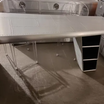 Tavolo Tavolo scrivania design aviator Outlet etnico in metallo Fisso