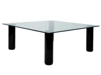 Prezzi ribassati per il tavolino design Tavolino brentano 100x100x40 di Zanotta