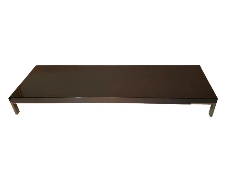 Prezzi ribassati per il tavolino design Tavolino romeo 50x180 nero di emaf progetti per zanotta di Zanotta