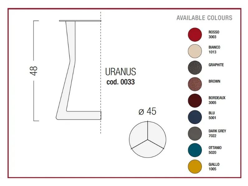 Tavolino modello Uranus di Egoitaliano a prezzo scontato