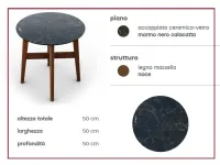 Tavolino in stile design modello Abrey di Calligaris a prezzi imbattibili 