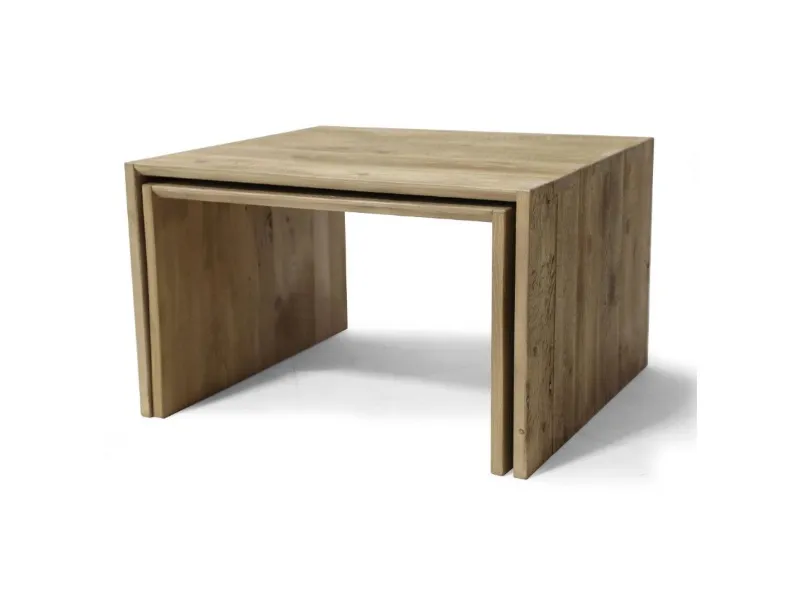 Prezzi ribassati per il tavolino design Bis di Re-wood