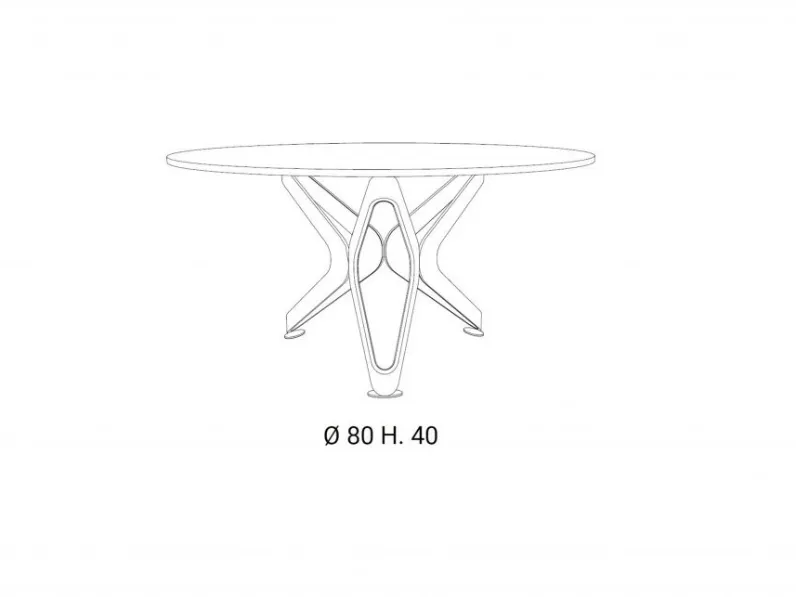 Tavolino in stile design modello Dna s di Ozzio a prezzi imbattibili 
