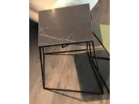 Tavolino moderno Kona nero di Presotto a prezzo scontato