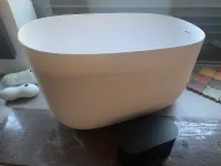 Vasca da bagno modello Dip vasca freestanding Rexa in Corian SCONTATA