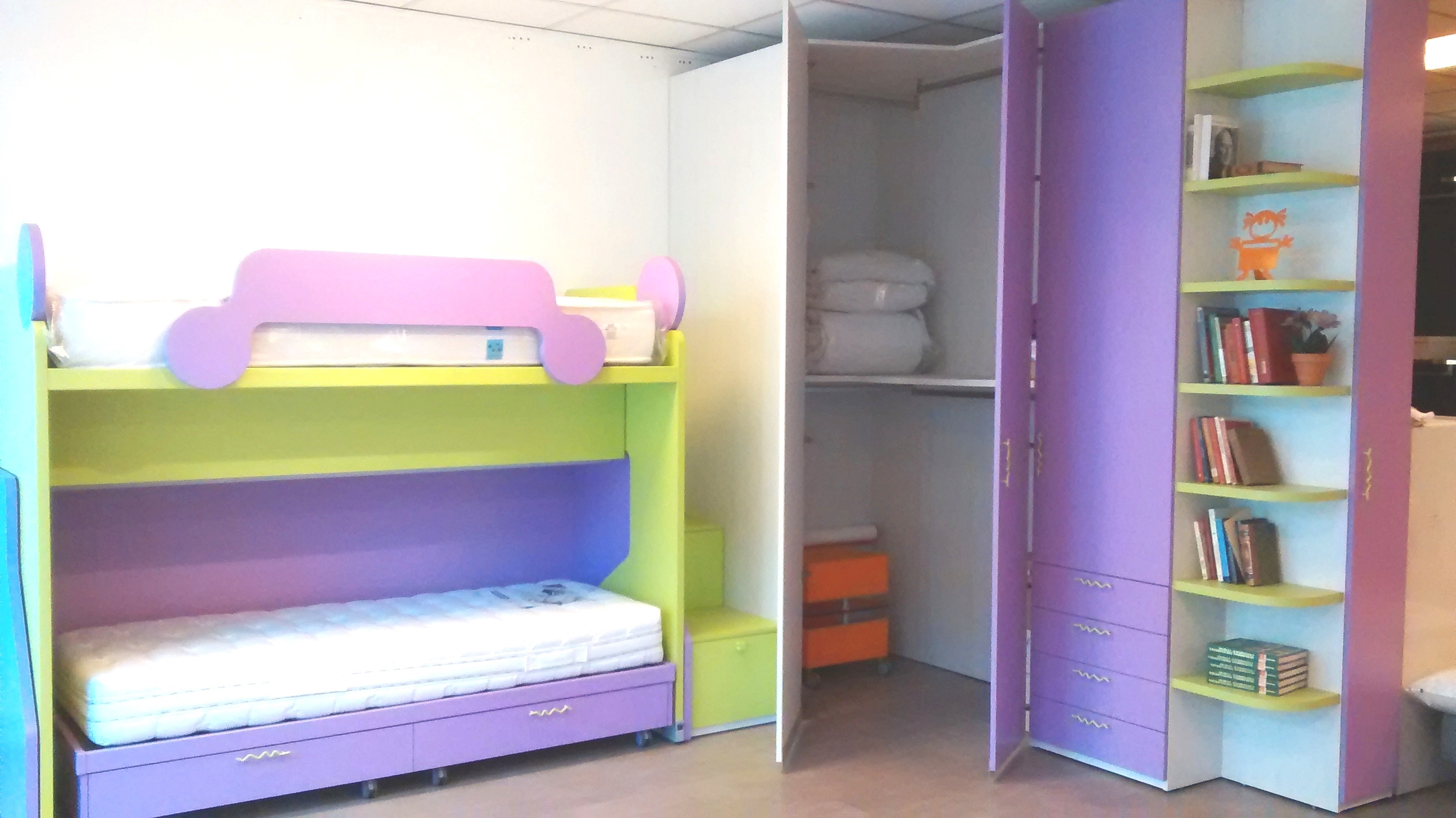 Letto a soppalco ikea per bambini : letto blu youngstown. letto ...