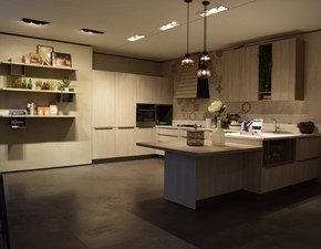 Cucina bianca moderna con penisola Infinity 2 Stosa cucine in Offerta Outlet