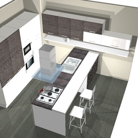 Cucina con isola e colonne cucine a prezzi scontati