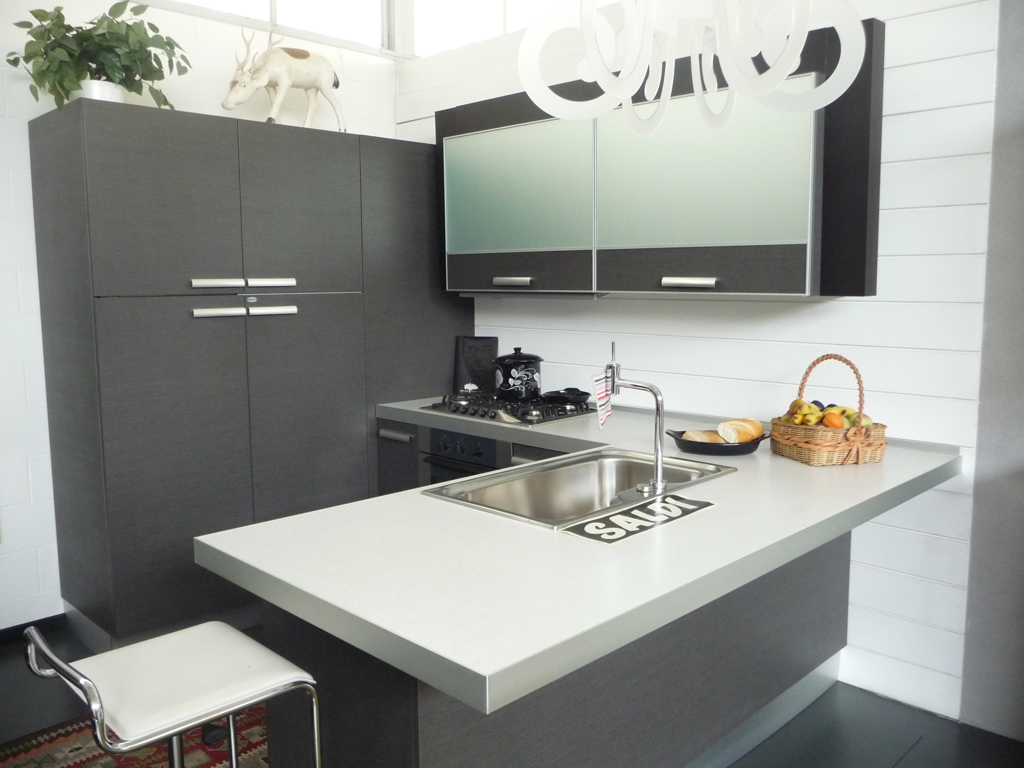Cucina rovere grigio colore pareti: colorare pareti casa muri ...
