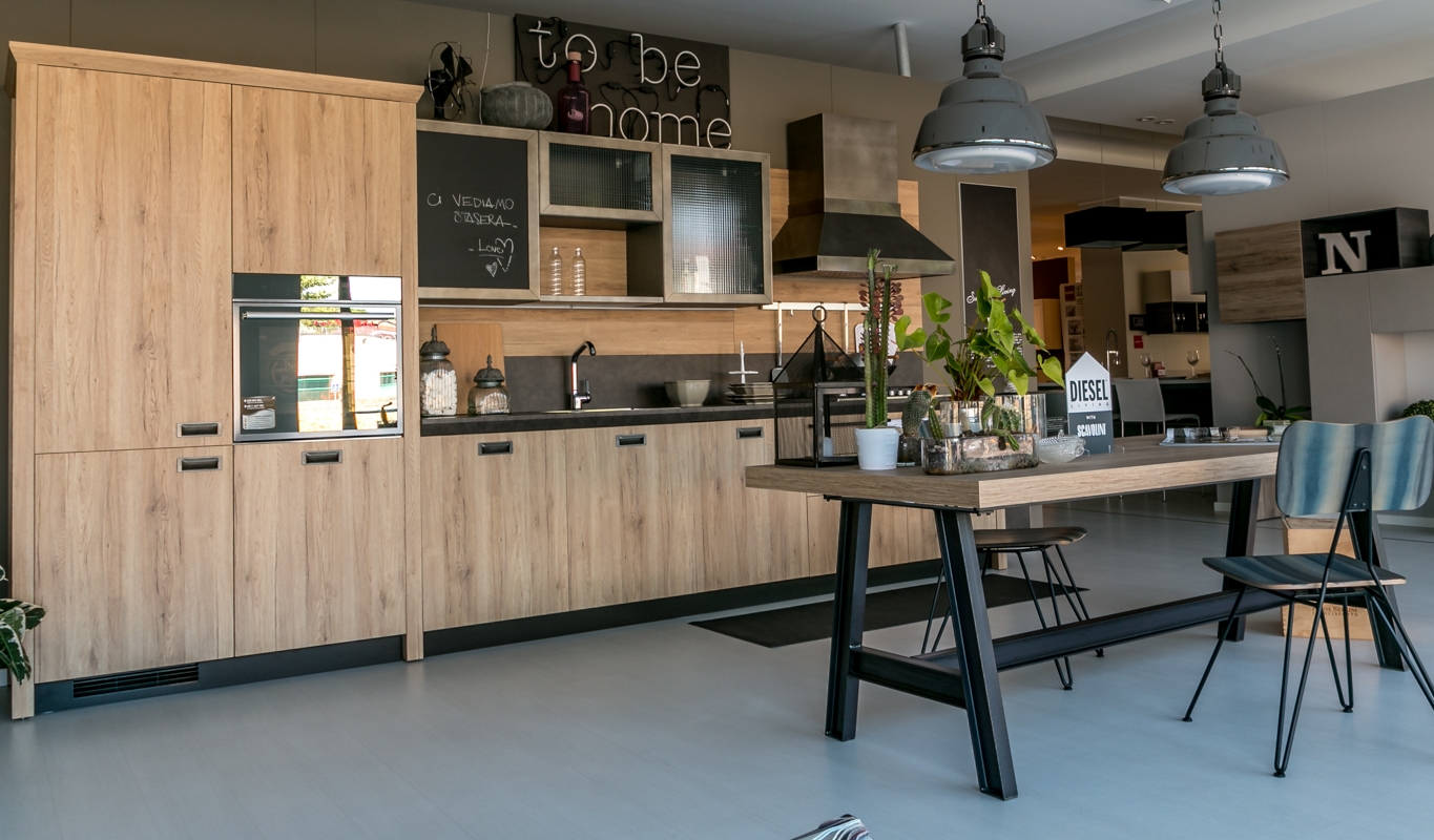 Cucina lineare Scavolini modello Diesel scontata Cucine Cucina lineare Scavolini modello Diesel scontata Cucine