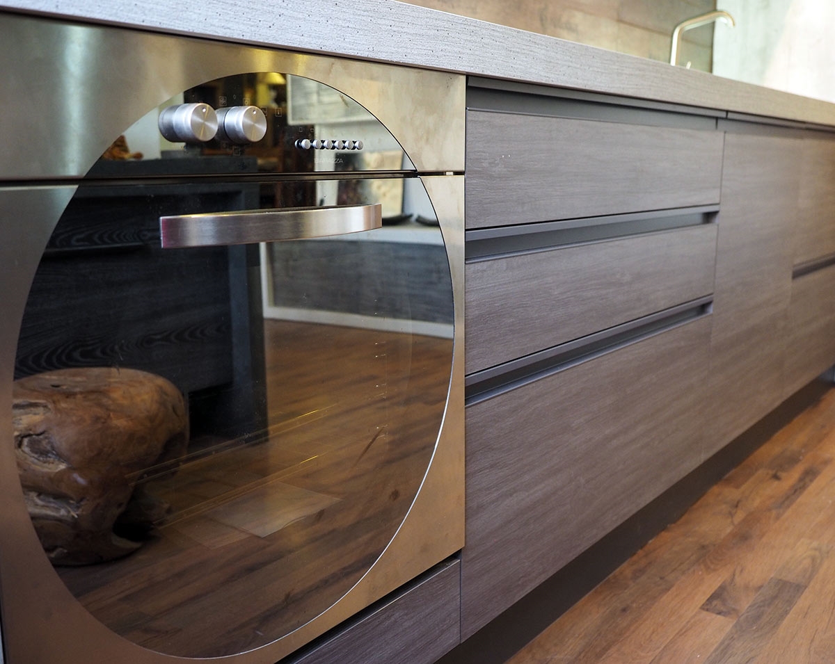 Pensili cucina economici in legno: cucina vintage con elementi di ...