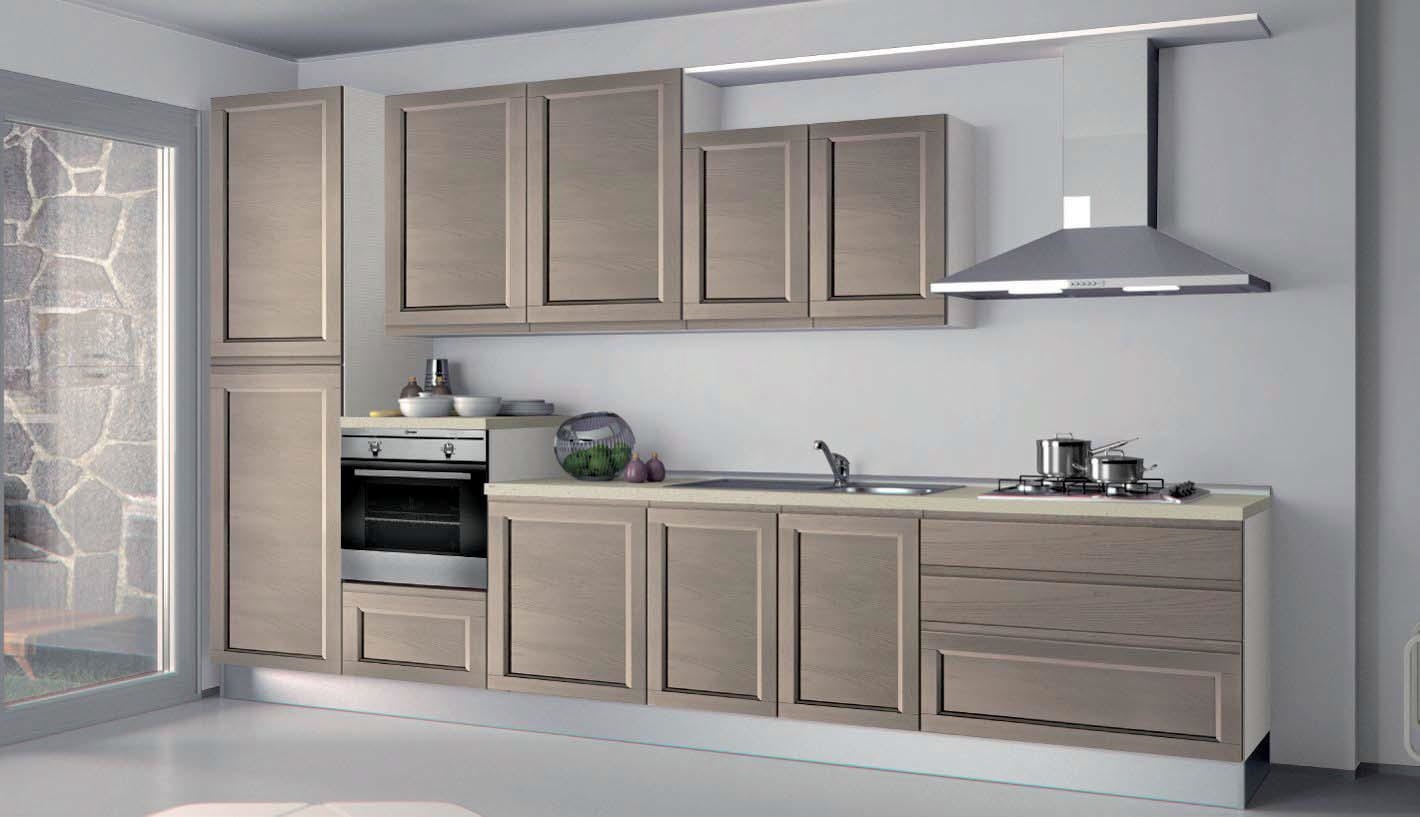 Cucina contemporanea frassino: frassino con maniglie veronica ...