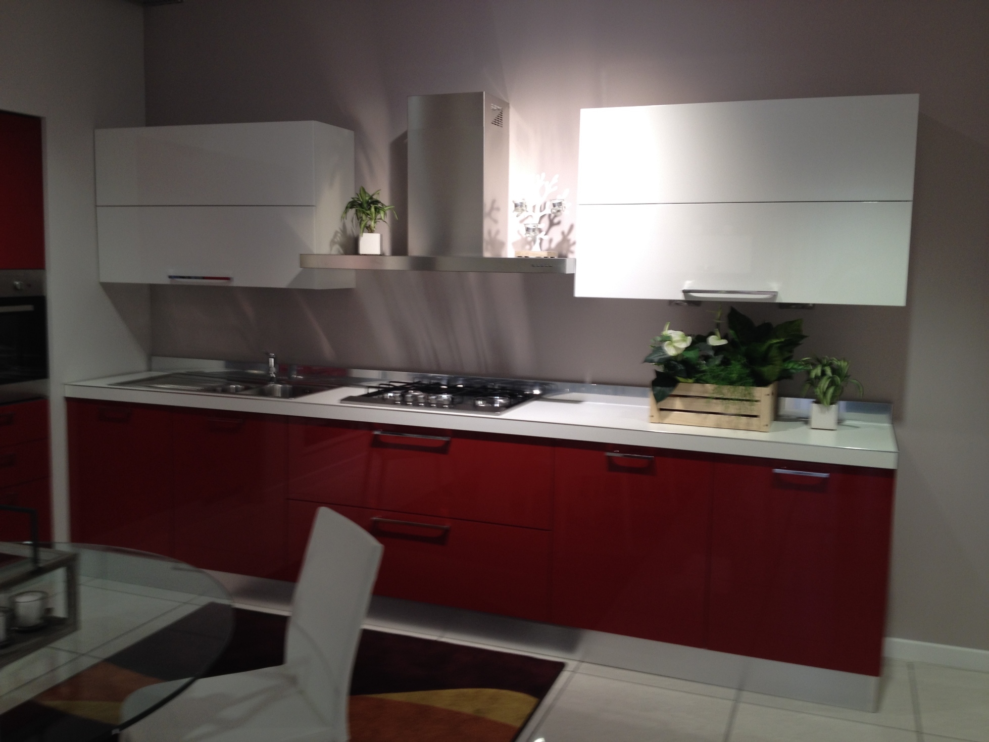 Parete cucina rossa ~ canlic for .
