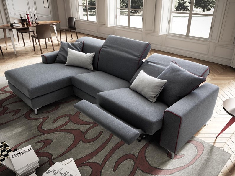 Divano con penisola Drive in OFFERTA OUTLET