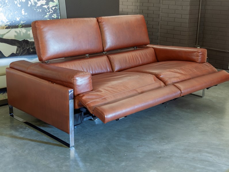 Divano relax in Pelle Romeo relax Calia