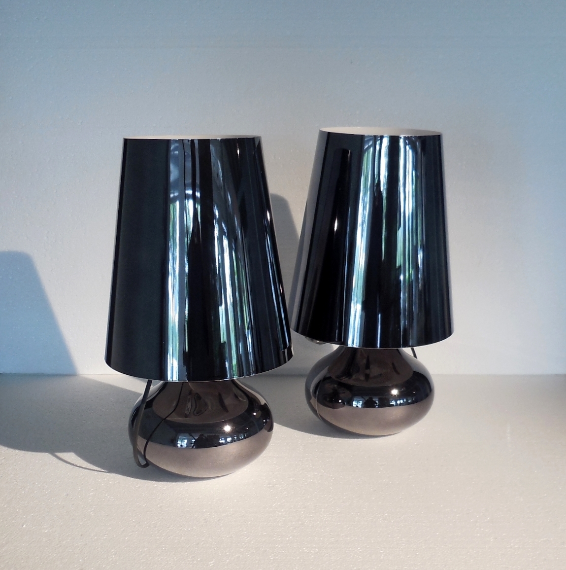 Lampade moderne da comodino: lampada da tavolo abat jour in vetro ...