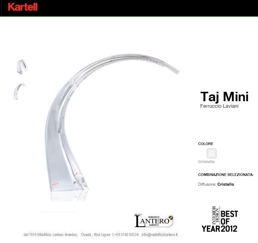 Outlet Ladari kartell taj mini prezzo Outlet Ladari kartell taj mini prezzo