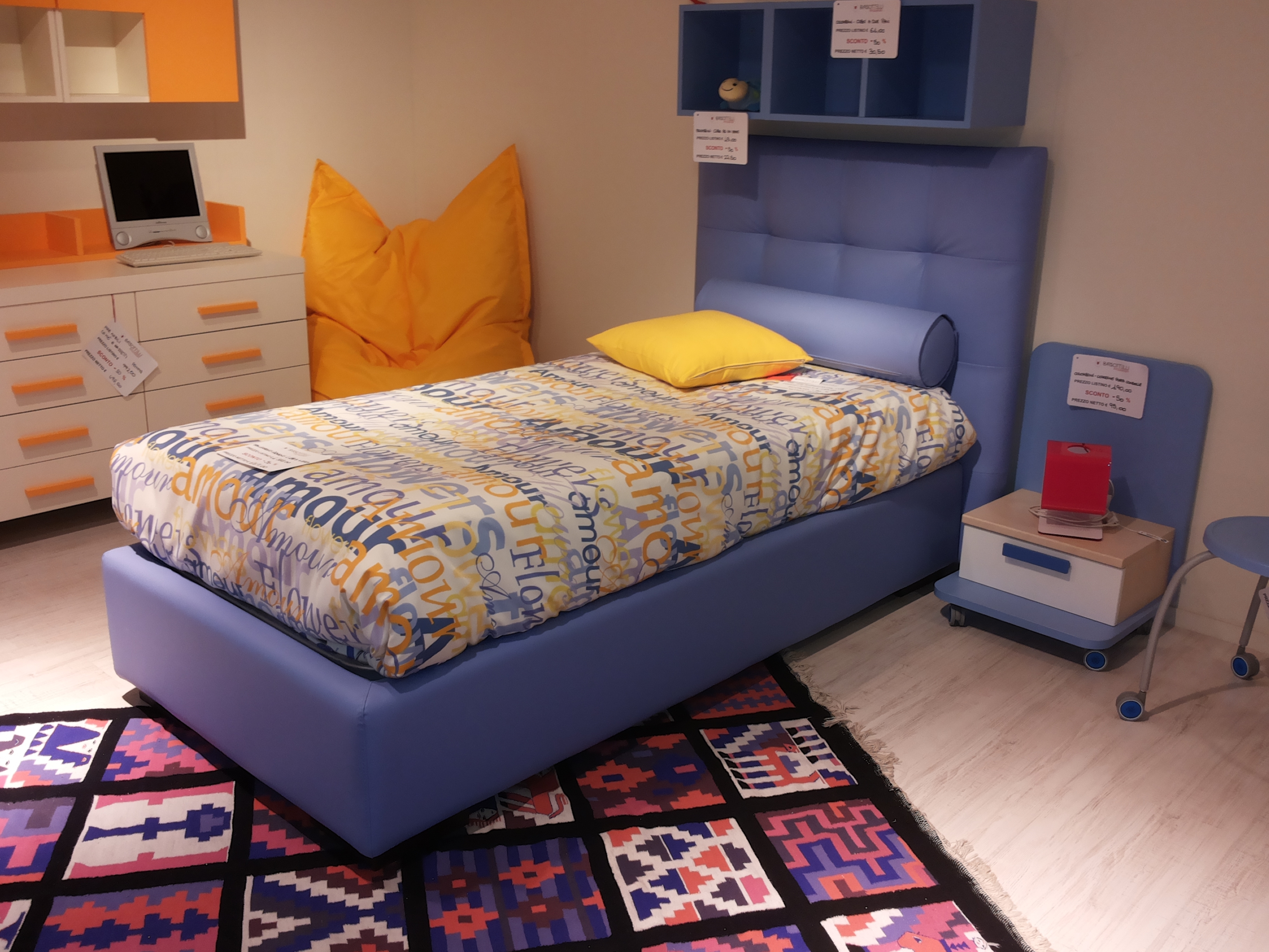 Letto contenitore giessegi: letto giessegi letto mod dream con ...