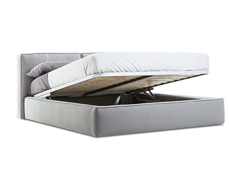 Letto moderno con contenitore Adelaide 160x190 Artigianale a prezzo